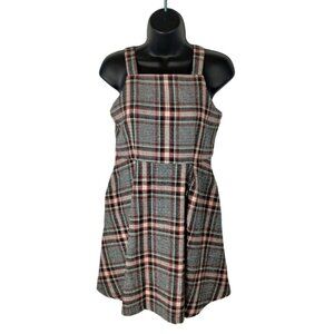 Copper Key Juniors Size Large Warm Polyester Black and Red Plaid Jumper New